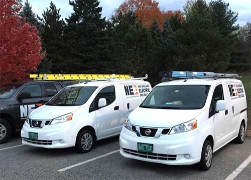 New England Electric fleet vehicles